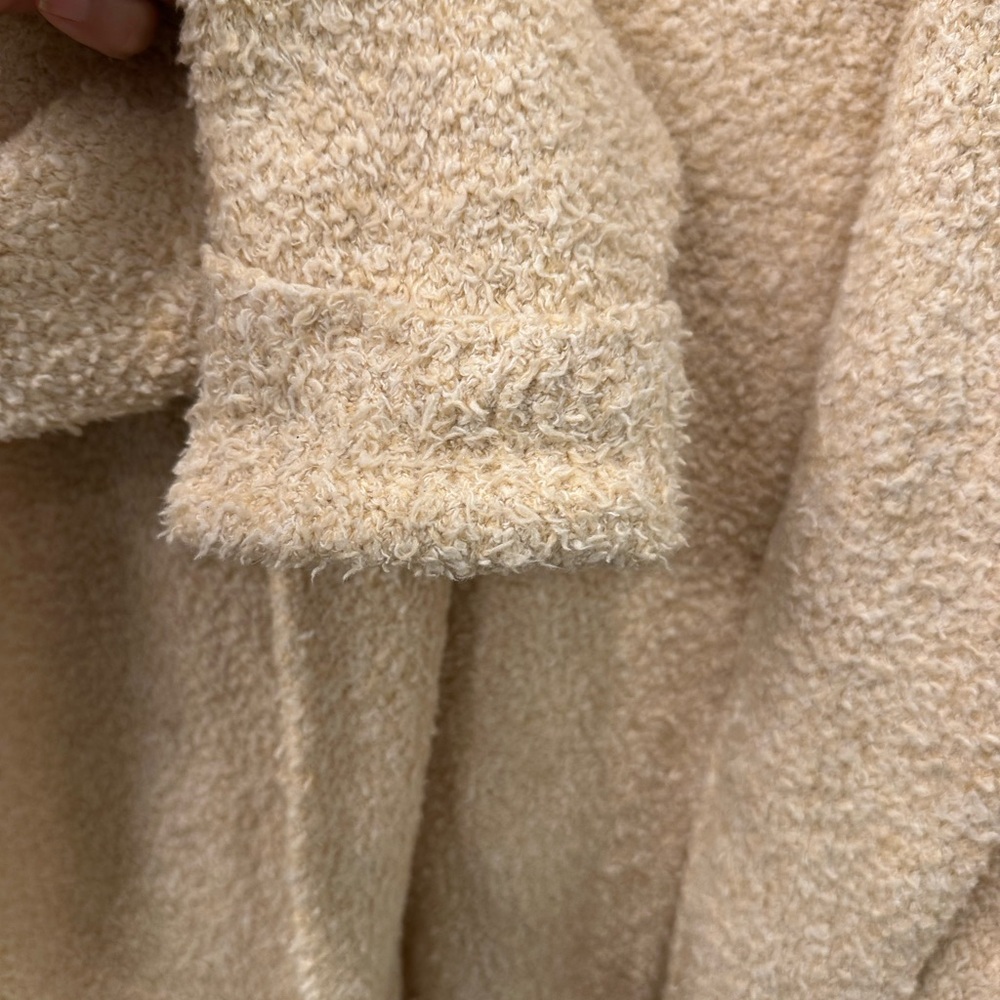 Hello Nite Soft Cozy Cream Women's Cardigan M - Picture 3 of 6